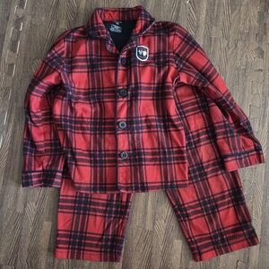 Carter's Red and Black Plaid Pajama Set